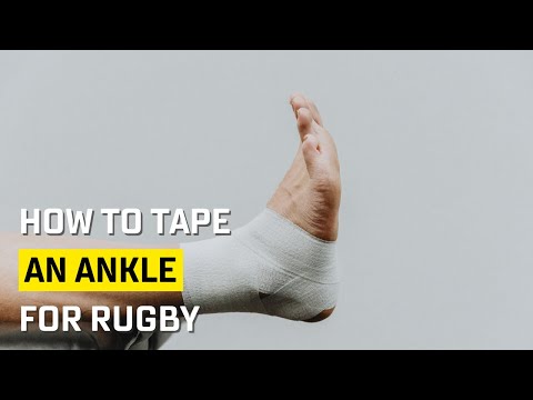 HOW TO TAPE AN ANKLE FOR RUGBY - ELITE THERAPY