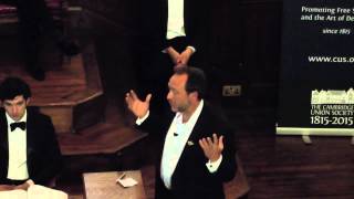 This House Believes a Society of Giving is Impossible | The Cambridge Union