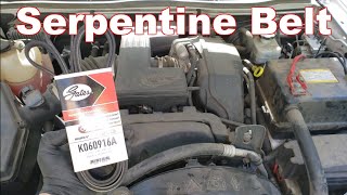 How to Replace A Serpentine Belt Chevy Colorado and GMC Canyon