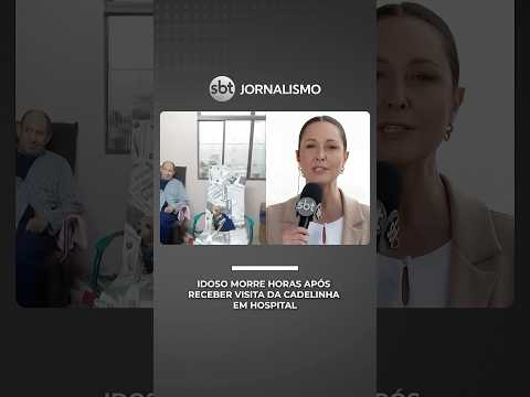 Idoso morre horas após receber visita da cadelinha em hospital | #SBTNotícias