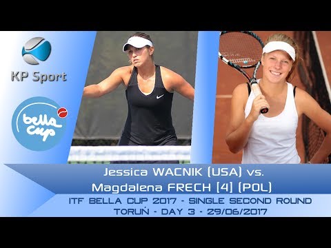 Jessica WACNIK (USA) vs. Magdalena FRECH [4] (POL) / Bella Cup 2017 / 2nd Round Singel