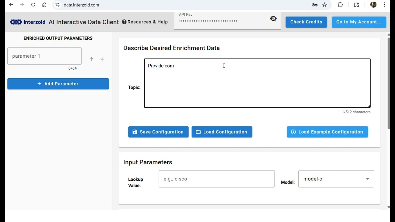 Interzoid's AI Data Client - Address Completion, Correction, and Verification - interactively + API