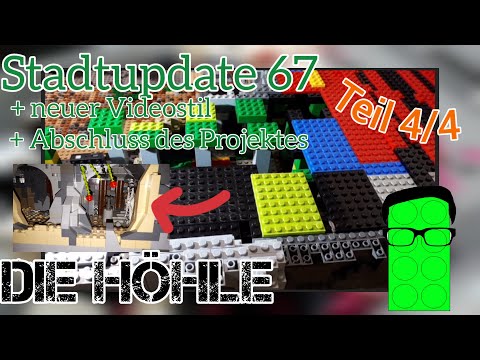 LEGO Stadtupdate #67 | Bau einer Legostadt Teil 68 - DIE HÖHLE ist FERTIG!