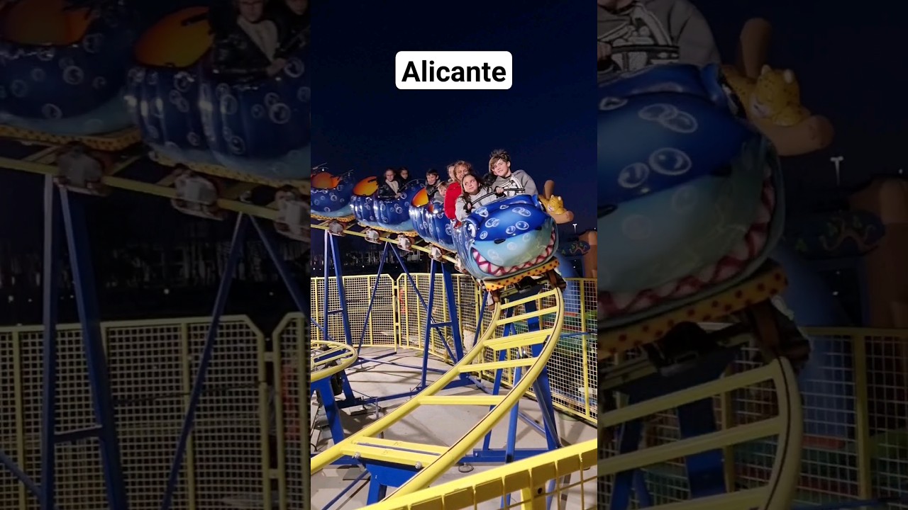 🎠 Lunapark #Alicante #hiszpania #podróżezdziećmi #...