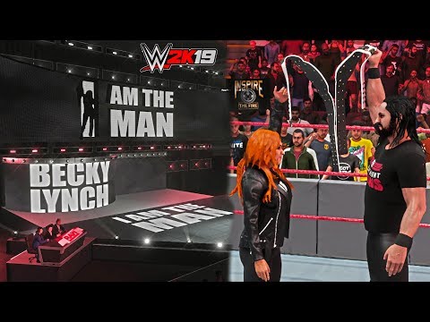 WWE 2K19: Becky Lynch New Entrance GFX ft. Seth Rollins (The Man Confronts The Man) - PC Mods