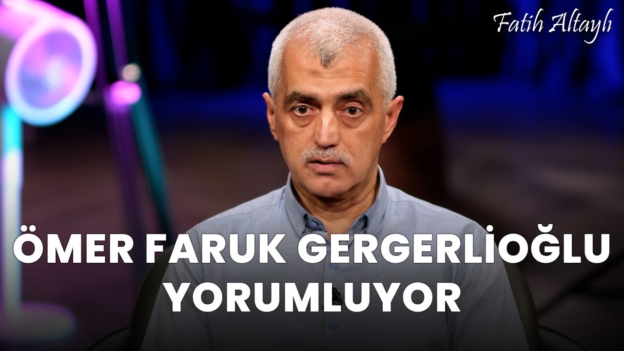 Fatih Altaylı YORUMLAYAMIYOR: "Moral" / DEM Milletvekili Ömer Faruk Gergerlioğlu yorumluyor