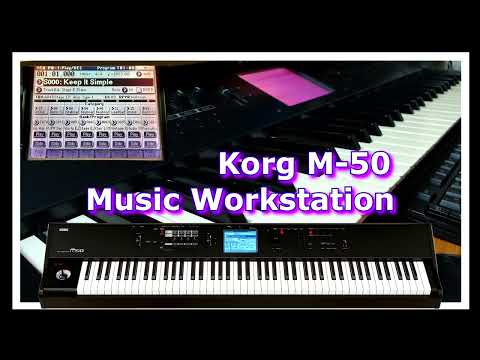 Korg M-50 / Factory Demo Song  S000 Keep It Simple / Studio Sound Rec