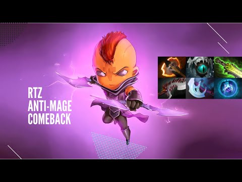 Arteezy - Anti-Mage l RTZ HC - AM l Safelane l 7.27d