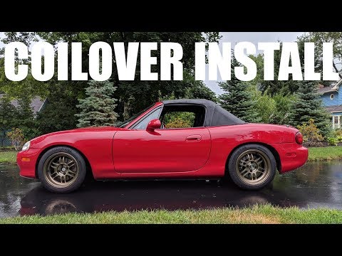 NB Miata BC Racing Coilover Install!