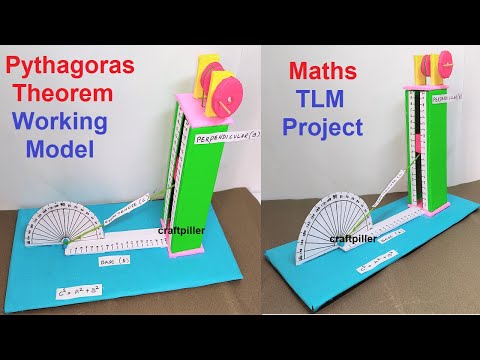 Trigonometric Ratios Math s Working Model TLM project howtofunda craftpiller