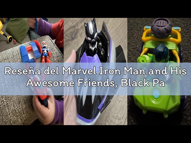 Vídeo relacionado con Marvel Iron Man and His Awesome Friends, Figura de Black Panther con Accesorio