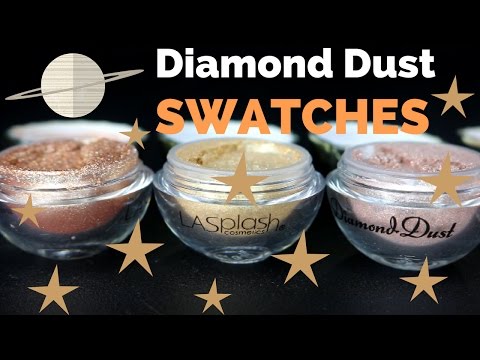 LA Splash Cosmetics | Diamond Dust Swatches (17 SHADES)