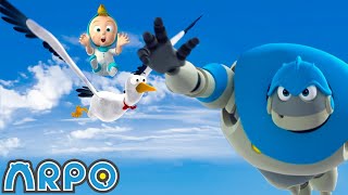 Bird Steals Daniel’s Pacifier! | Classic ARPO Mayhem | Baby & Robot Adventures | Mission: Save Baby