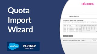 Quota Import Wizard