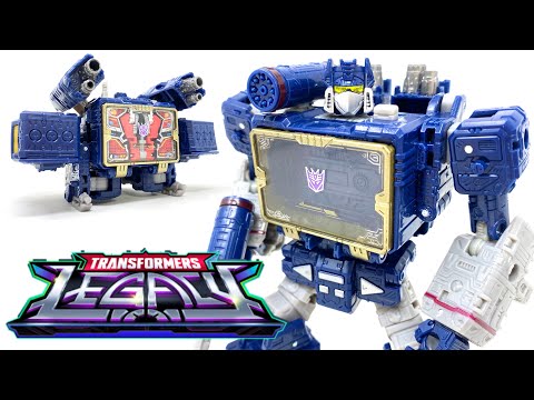 Transformers LEGACY Voyager SOUNDWAVE + BOOMBOX Mode Review