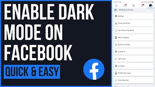 How to Enable Dark Mode on Facebook App (2023)