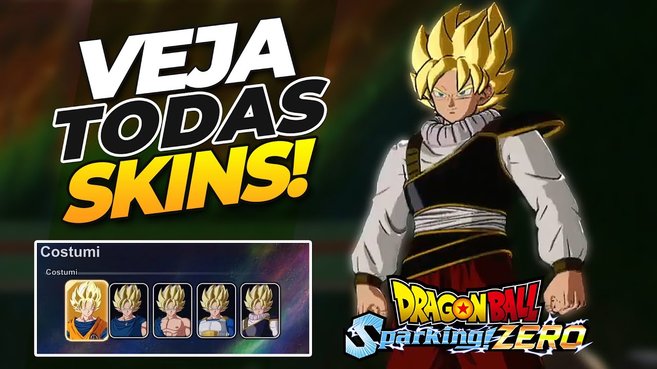 Veja TODAS as SKINS e PERSONAGENS de DRAGON BALL SPARKING ZERO na VERSÃO FINAL do jogo!