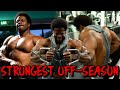 I'm at my lightest off-season weight but my strongest!