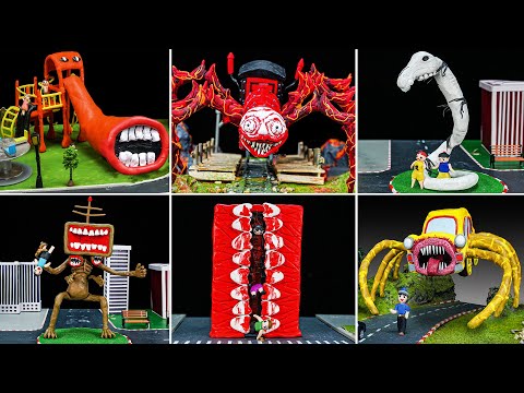 ✋ ALL MONSTER Trevor Henderson Scariest - Leovincible & Trevor Henderson Creatures with Clay-Part 5