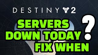 Destiny 2 Servers Down Today  Server Offline  Destiny 2 Update  New Hot Fix When 