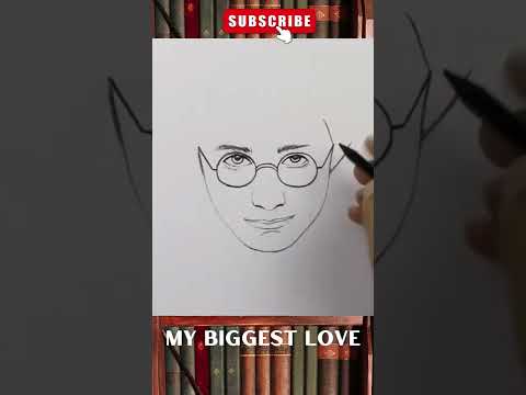 Harry Potter Easy Drawing🫶🏻 #shorts #harrypotter #drawing