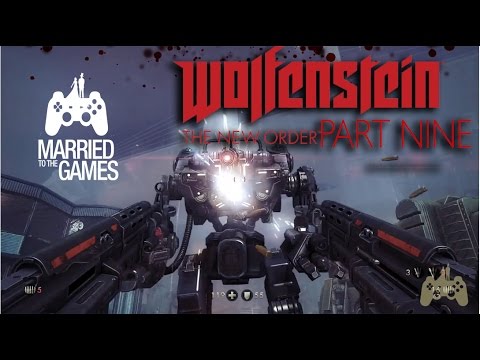 Wolfenstein: The New Order Walkthrough Gameplay Part 9 - West Section