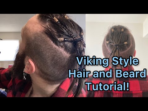 How to do the Viking Hair beads (Braid) and Beard | Tutorial | BeardedViking7