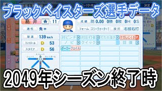 【パワプロ2021】ブラックベイスターズ2049年シーズン終了時選手データ