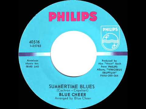 1968 HITS ARCHIVE: Summertime Blues - Blue Cheer (mono 45)