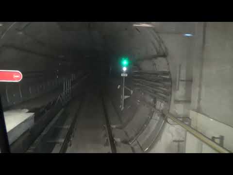 Metro   M4 Budapest from Kelenfold to Keleti