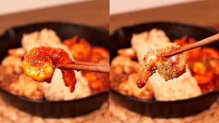[ENG/간단요리] 백종원 쉬림프박스 버터갈릭새우 & 칠리새우 만들기 Butter garlic shrimp & Chilli shrimp