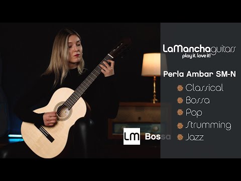 Демонстрация звучания классической гитары La Mancha Perla Ambar SM-N