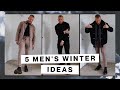 5 Men's Winter Outfit Ideas | Christmas Party Fashion Try On