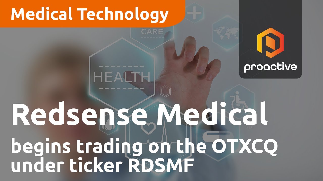 Redsense Medical announces company has begun trading on the OTCQX under ticker RDSMF