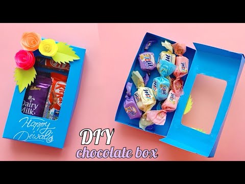 DIY Diwali Gift Box | How To Make Paper Gift Box | Dry Fruits & Chocolate Box | Diwali Gift Hamper