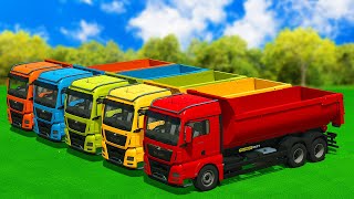 TRACTORS OF COLORS | SORGHUM CUTTING WITH MASSEY FERGUSON TRACTORS 🌾🚜 FS25