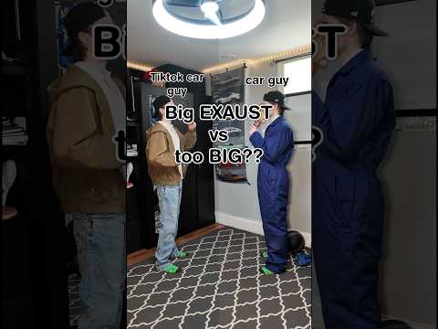 Getting an exhaust too big for your car can harm your performance! #cars #jdm #manual #exhaust