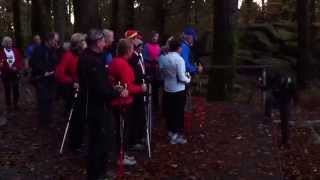 preview picture of video 'Nordic-Walking-Helden: Mit SC Gefrees zum Frühstück auf den Waldstein'