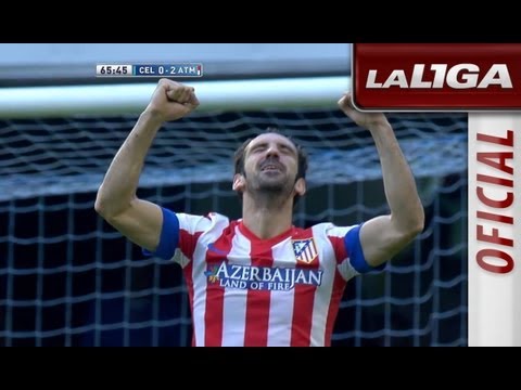 Gol de Juanfran (0-2) en el Celta de Vigo - Atlético de Madrid - HD