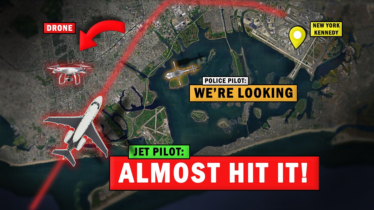 Private Jet NEARLY HITS a Drone | Police Goes to Search!