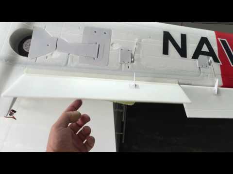 Tutorial: Korrektur der mangelhaften Klappen der T-28 Trojan Carbon-Z von E-Flite bzw. Horizon Hobby