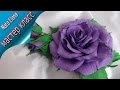 Как сделать Розу и Бутон Розы из Фоамирана. МК с Выкройками. / Foam rose 
