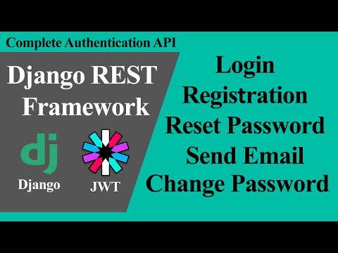 Complete Authentication API with JWT in Django REST Framework Hindi
