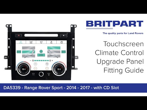 DA5339 - Touchscreen Climate Control Upgrade Panel - Range Rover Sport - 2014 - 2017 - with CD slot Thumbnail