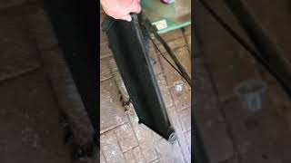 Scion xB 2006 air conditioning back together.