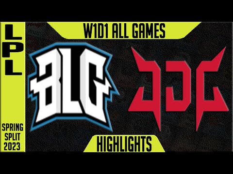 BLG vs JDG Highlights ALL GAMES | LPL Spring 2023 W1D1 | Bilibili Gaming vs JDG Esports