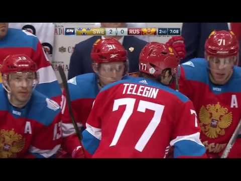 Russia vs Sweden   World Cup of Hockey 2016   18 09 2016