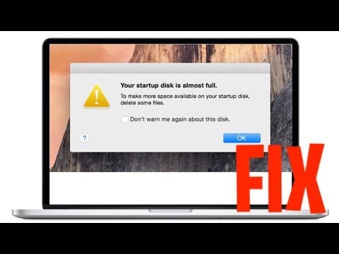 How to fix 'Your Startup Disk is Almost Full' on Mac/MacBook