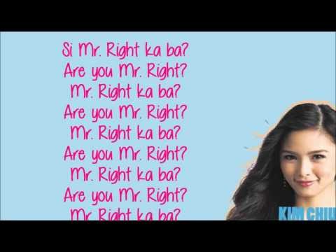 download lagu mp3 mp4 Mr Right Kim Chiu Lyrics English, download mp3 Mr Right Kim Chiu Lyrics English free downloadn, video klip Mr Right Kim Chiu Lyrics English