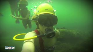 preview picture of video 'Snuba® Cenote: Actividad Submarina | Parque Xel-Há, acuario natural en Tulum'